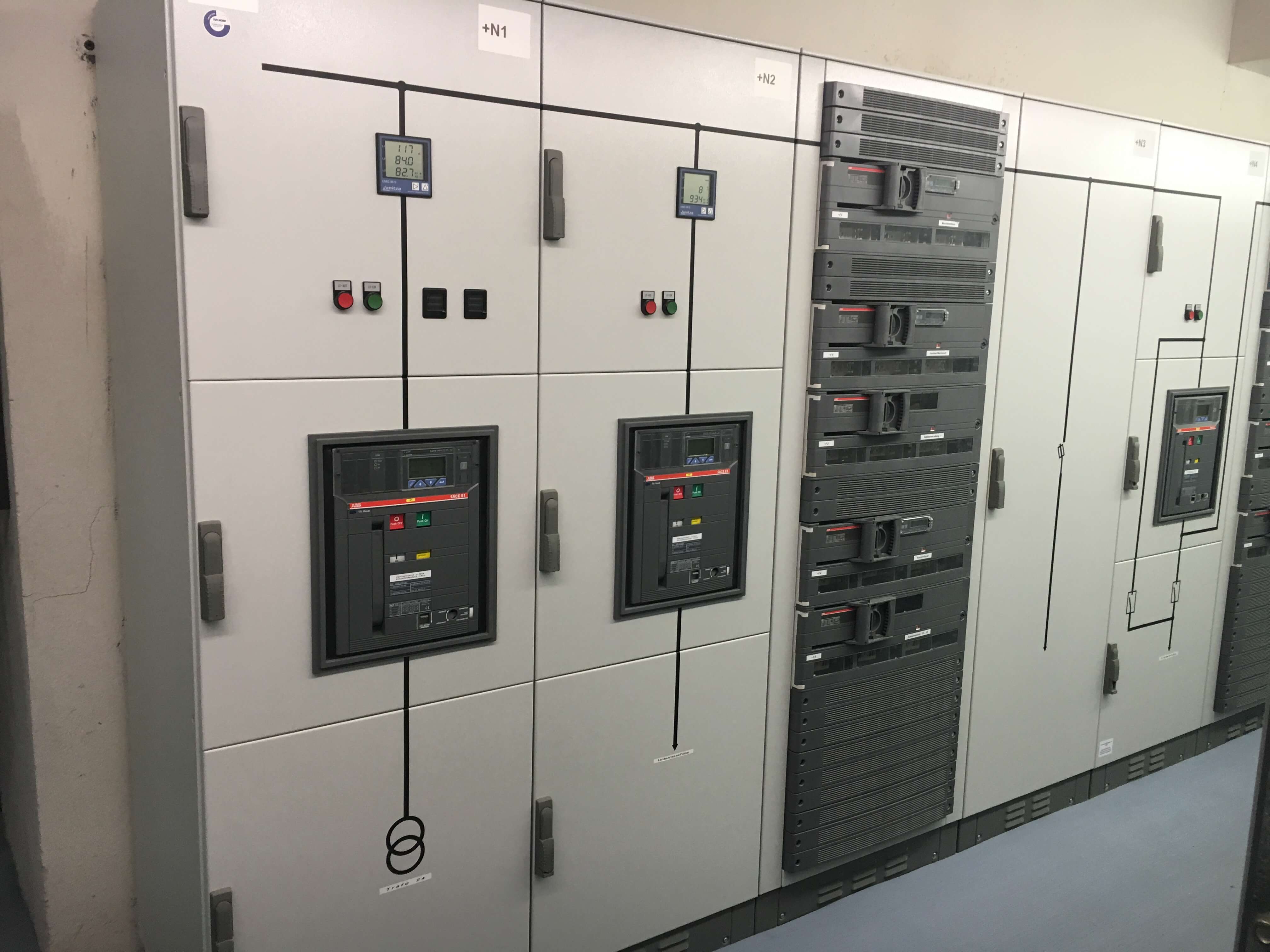 Schaltfeld als Beispiel fuer technische Leistungsfaehigkeit